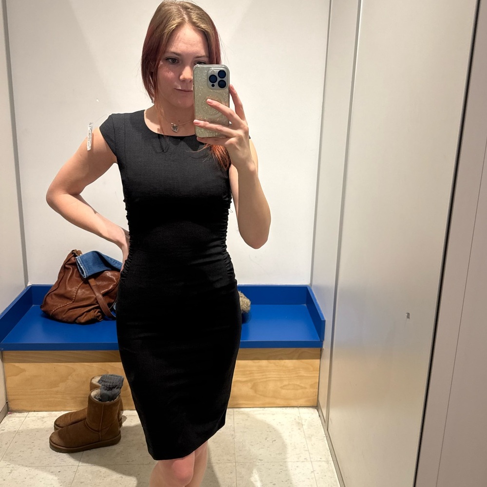 Guess by Marciano Black Midi Dress